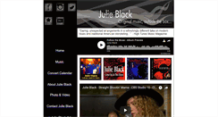 Desktop Screenshot of julieblackmusic.com